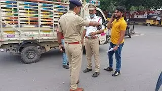 Dcp Traffic P.Karunakar Visit Masabtank Road Operation Rope Start At Asif Nagar Traffic Police