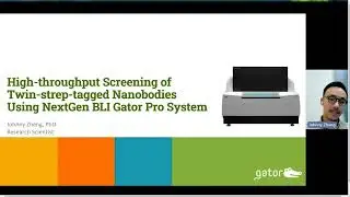 High-throughput screening of Twin-Strep-tagged nanobodies using NextGen BLI Gator Pro System