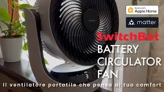 SwitchBot Battery Circulator Fan &ndash; The Portable Fan That Thinks of Your Comfort