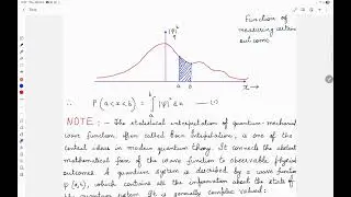 Statistical Interpretation of Wave Function 𝚿