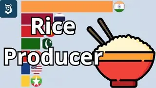 The Largest Rice Exporters 1960 - 2025