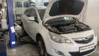 Opel Astra J 1.7 CDTI glow plug control module location