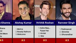 Bollywood Actors With Most Blockbuster Movies