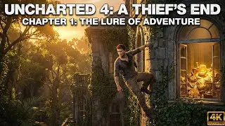 YOUNG DRAKE'S FIRST ADVENTURE (UNCHARTED 4) – PS5 GAMEPLAY | 4K 60FPS