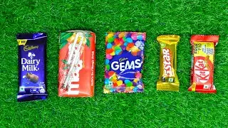 KitKat | 5 Star | Gems | Mango | Dairy Milk | 🍫🍫💓#chocolate #asmr #satisfying #viral 
