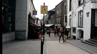 Arrived in Kilkenny... A quick introduction to the main Busking street, Saint Kierans Street.