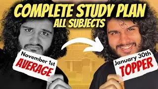 Class 12 - November to January Strategy - *ALL SUBJECTS* Roadmap ⭐️ Start from Zero to 100
