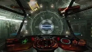 Elite Dangerous: manual landing on stations (no commentary)