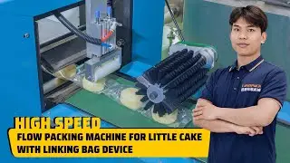 Landpack Leo In Detail How The LP 350 Bread Cake Flow Pack Machine Workfow
