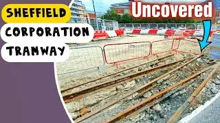 Sheffield's Hidden Tramway Rails Revealed By Roadworks