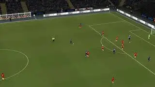 Amazing goal from long range - Atalanta vs Roma - FM19