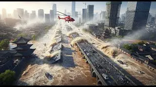 CHAOS IN SICHUAN! Flash Floods Drown Cities, Families Stranded (China)