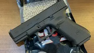 E&C Airsoft Glock 19X Black unboxing and testing