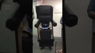 Guy Dresses Up as Comfortable Chair