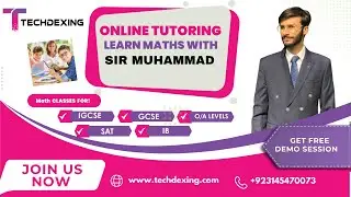 ONLINE TUTORING LEARN MATHS WITH SIR MUHAMMAD | Tech Dexing