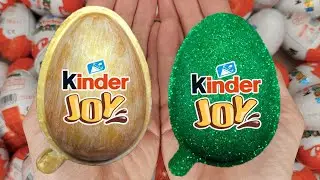 Satisfying Video | Unpacking Yummy Kinder Joy & Kinder Surprise Chocolate Eggs ASMR Candy Opening