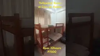 Yellowbell Room at Casa de Robles P7500 8pax 22hours