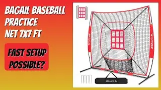 REVIEW (2026): BAGAIL Baseball Practice Net 7x7 ft. Features