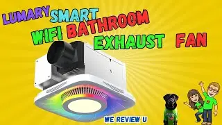 Ventilateur de salle de bain intelligent Wi-Fi Lumary avec lumi&egrave;re