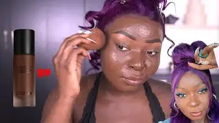 UMMMn...TRYING SHEIN SWEAT AND WATERPROOF FOUNDATION | Shalom Blac