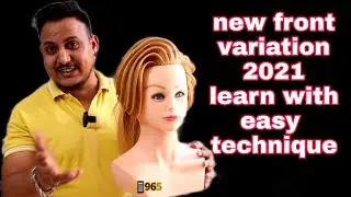 new front variation hairstyle for wedding/ front variation tutorial/ how to set front variation