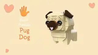 Cute Block Plants - Build Preview - Dogs - Pug