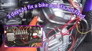 У меня сломался трехколесный мотоцикл Honda GL500 CX500, и я с нуля сделал жгут проводов, чтобы е...