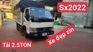 IZ DOTHANH 250 tải 2.5Ton sx 2022 xe c&ograve;n đẹp vu&ocirc;ng vắn m&aacute;y số zin BG 268t  0986844367-0986700999 