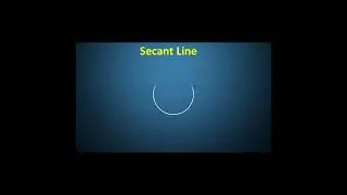 Tangent Line and Secant Line