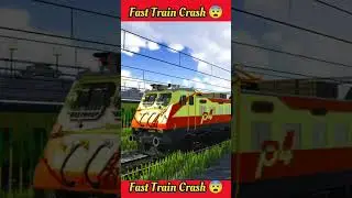 Fast Train 🚃 Crash 😨 Compilation Train 🚂 Simulator 2025! #shrots #youtubeshorts #train #short