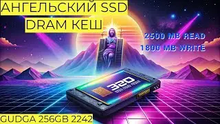 Ангельский SSD GUDGA 256GB 2242 DRAM КЕШ из Китая Тесты Скорости Записи + График Скорости СТОИТ ЛИ?