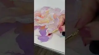 Glaze & Glow 🌹 #watercolor