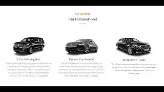Website Design Demo by MVee Media | Luxury Limousine | Maps & Booking Features