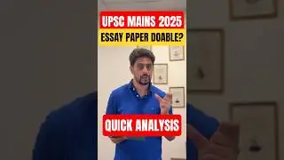 UPSC Mains 2025 Essay Paper: Quick Analysis | More Quotes based Essay Topics? | SleepyClasses IAS