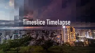 Cityscape View, Day to Night Time Slice Time Lapse | Pune City