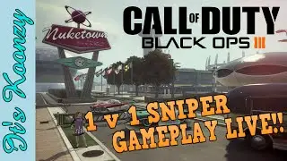 BLACK OPS 3 1V1 SNIPER GAMEPLAY! KOONZY VS ITSJEFFYO