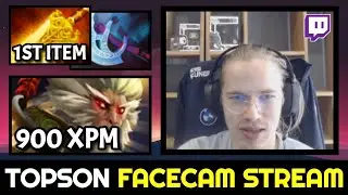 TOPSON MONKEY KING with First Item Radiance Counter Build &mdash; STREAM with FACECAM