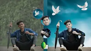 Snapseed background change photo editing ||Snapseed tattoo photo editing || Snapseed photo editing