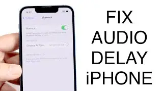 Как исправить задержку звука Bluetooth на любом iPhone! (2023)