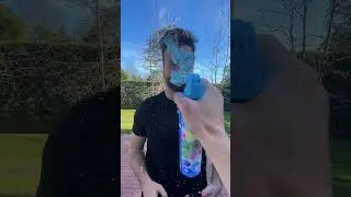Is this the strongest can of silly string?! 😂 #shorts