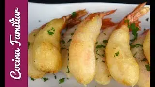 Receta para hacer tempura de langostinos paso a paso. Recetas para Navidad