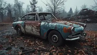 ASMR Car Restoration: Abandoned 1967 Alfa Romeo Giulia Sprint GTA Full Rebuild (No Talking, 4K)