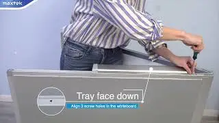How to install a foldable wall whiteboard?