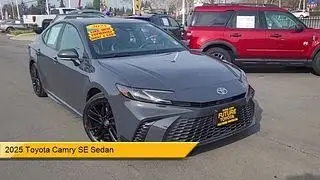 2025 Toyota Camry SE Sedan Yuba City  Oroville  Roseville  Sacramento  Chico