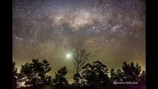 Milkyway over the Blue Mountains time lapse