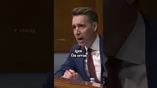 A f&eacute;rfiak teherbe eshetnek? Hawley szen&aacute;tor 11-szer tette fel ugyanazt a k&eacute;rd&eacute;st! 