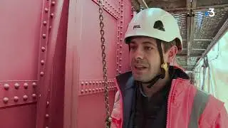 Arques, travaux de r&eacute;novation sur l'ascenseur a bateaux monument historique unique en France