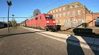 DB 185 337-0 med blandet godstog