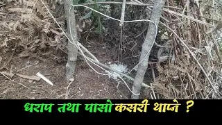 धराप तथा पासो कसरी थाप्ने ? || नेपाली पासो थाप्ने तरिका #usmanwaiba