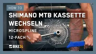 Shimano MTB Kassette wechseln 12-fach Micro Spline